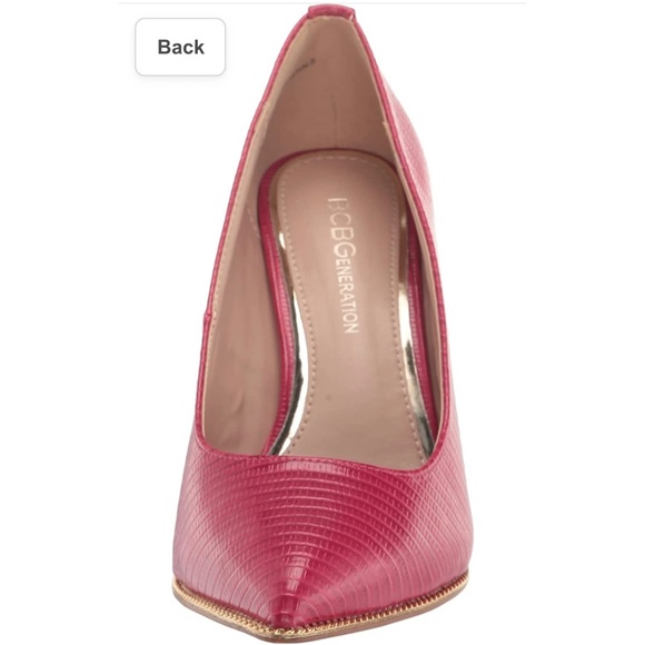 BCBG GENERATION HALLIX FLAMINGO PINK PUMPS - Picture 1 of 16